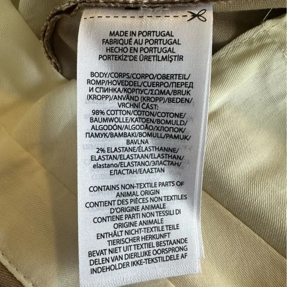 Polo Ralph Lauren Khaki Pants Boys 18 Tall 30 x 34 Tan Uniform Long Chino